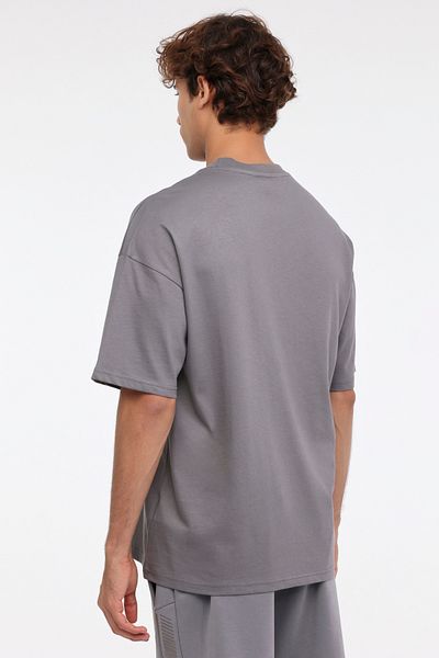 lumberjack ML TENRO 11UT1008 4FX - Anthracite ανδρικό κοντομάνικο μπλουζάκι