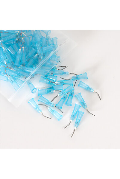Choice Blue-100Pcs PIORPOY 100 Pcs/Bag Dental Composite Resin Pre Bent Flow D...