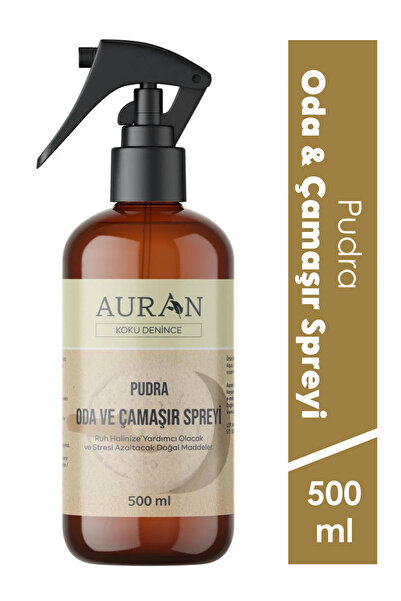 AURAN Pudra Oda Ve Çamaşır Spreyi Oda Kokusu Oda Spreyi Room Spray 500ml