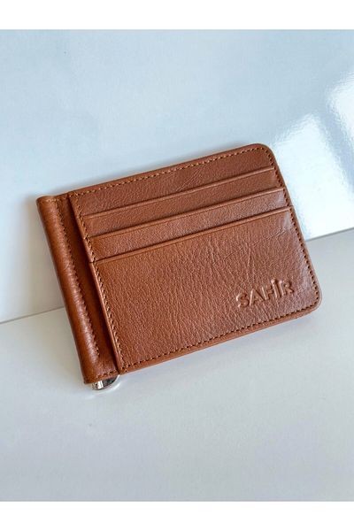 MODA 100% Genuine Leather Tan Men's Wallet with Card Holder and Coin Compartment