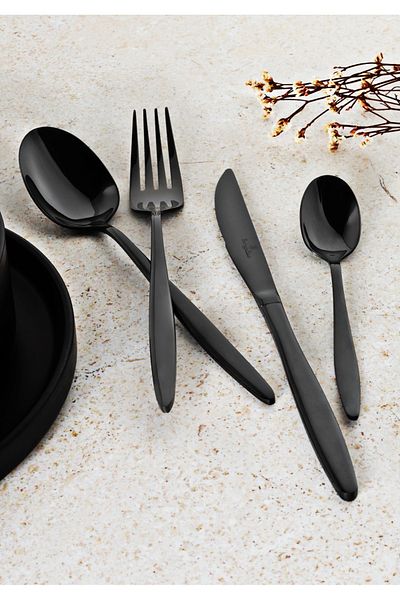 Berlinger Haus 24-piece Cutlery Set, 6 People, Mirror Black Bh 3063
