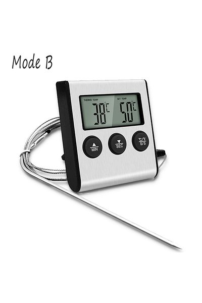 HPff HomePuff Mode B Kitchen Digital Cooking Thermometer Meat Food Temperature For Oven Bbq Grill Timer Function W