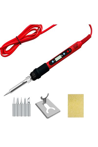 Choice 110v Us Plug 936r Set4 80w Soldering Iron Kit Adjustable Temperature Lcd Solder Welding Tools Cerami