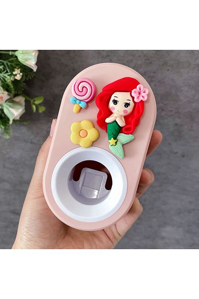 Choice 3dcartoonmermaid 1pc Automatic Toothpaste Squeezer, Toothpaste Dispenser ,toothpaste Holder,hanging