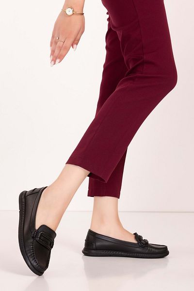 Gondol Pantofi clasici confortabili de zi cu zi din piele naturală de damă hl.24105