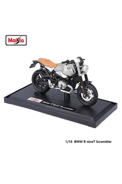 Maisto Bmw Rninet 1:18 Bmw 1250gs R Ninet Scrambler Fuel Tank Alloy Motorcycle Model Genuine Static