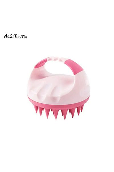Choice Pink Scalp Scrubber, Shampoo, Brush, Massager, Clean Scalp, Comb, Handle, Shampoo Brush, Scalp Exfol