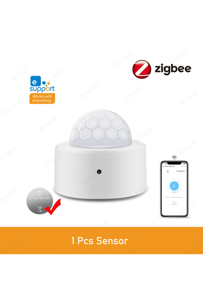 Choice 1 قطعة مستشعر Zigbee 3.0 الذكي مستشعر الحركة بالأشعة تحت الحمراء لحركة جسم الإنسان إنذار أمني