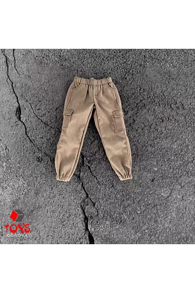 Choice D 1/12 Loose Male Leggings Sports Pants Casual Pockets Trousers Elastic Waistband Doll Clothes Acce.