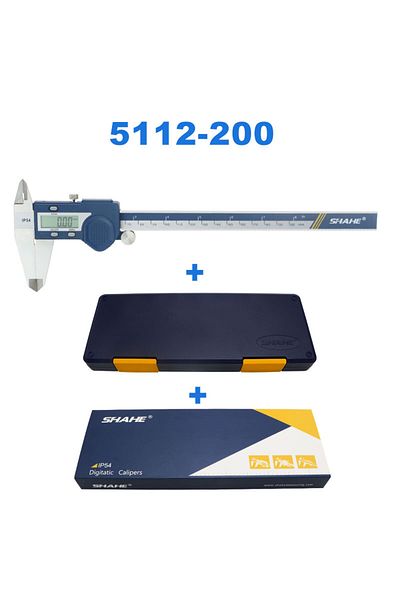 Shahe 0-200mm New Hardened Stainless Steel 0-150mm Digital Caliper Vernier Calipers Micrometer Elect