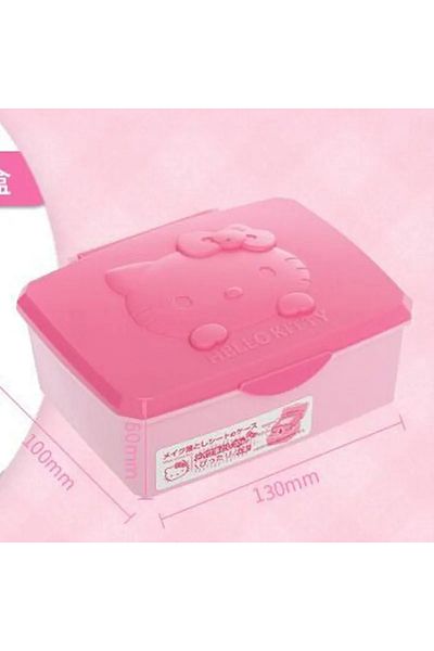 Miniso About 10x13cm Hello Kitty Hello Kitty, San Liou Cute Cartoon Girl Cotton Mat Jewelry Box Storage Box