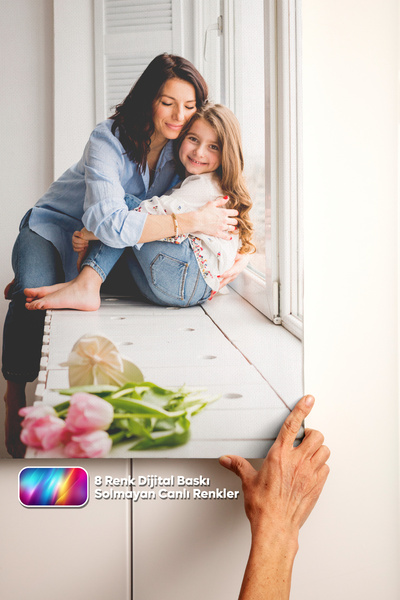 Dekopix Kişiye Özel Fotoğraflı Premium Kanvas Tablo - 25x30cm