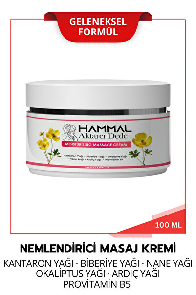 Hammal Aktarcı Dede Nemlendirici Bitkisel Masaj Kremi - Geleneksel Doğal İçer...