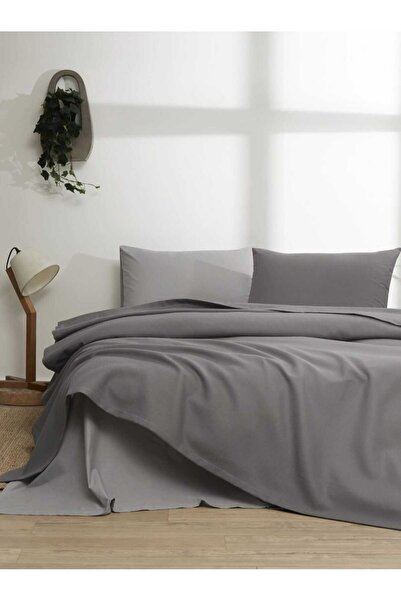 Özdilek Colourist Kül Gri-Silver Çift Kişilik Pike Takımı