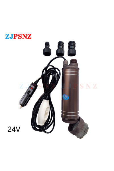 Choice 24V Cigar Lighter 12V/24V 150W Portable DC Submersible Electric Pump For Diesel Fuel Delivery Water
