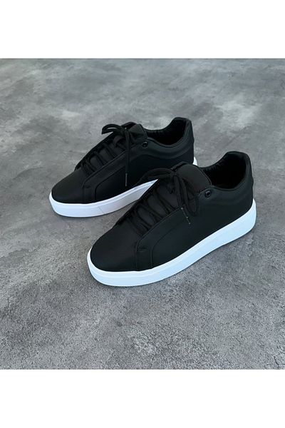 POLENS Pantofi sport pentru bărbați, alb-negru, stil Mcqueen