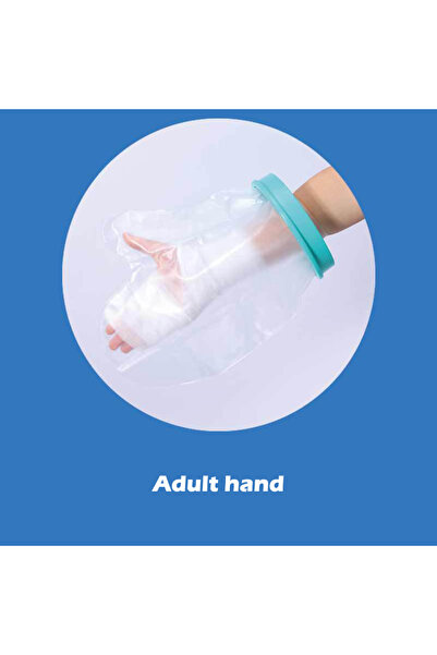 Choice N3 غطاء استحمام قطعة واحدة ضمادة مقاومة للماء للبالغين ضمادة مصبوبة محكمة الغلق لحماية الجروح والكسور والذراع والساق H