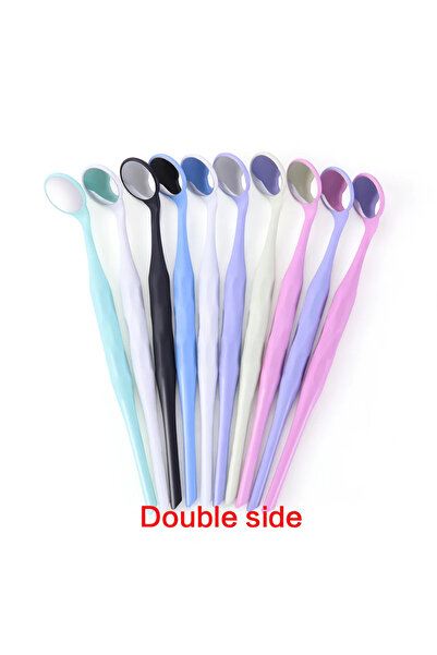 Choice مرايا فم الأسنان ذات الوجهين، 10 قطع/صندوق، مرايا فم أحادية/مزدوجة الو...