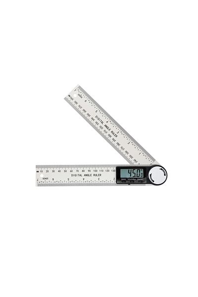 Choice White 1 Pc 2 In 1 Digital Angle Detector Scale Suitable For Woodworking Measurement Tools High Accur