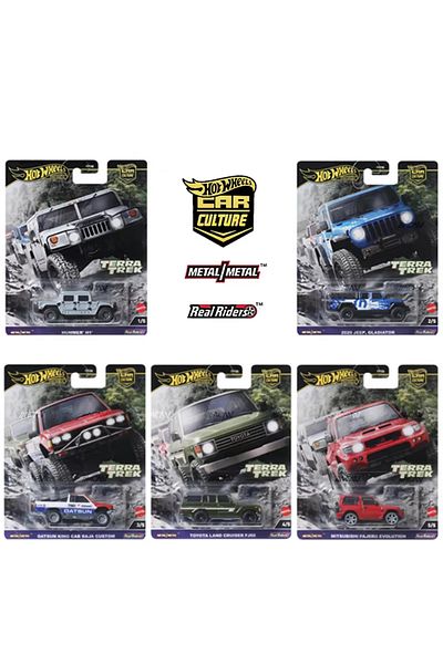 Choice 5pcs Hot Wheels Car Culture Series 2024 Mix 5 Fpy86 C Collection Diecast Vehicle Model Toys Gift