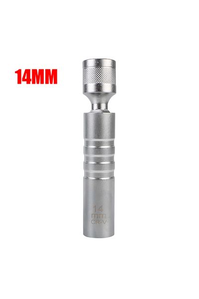 Choice 14mm 14mm 16mm With Magnetic Thin Wall Universal Joint Spark Plug Socket 12 Angle Flexible Socket Wr
