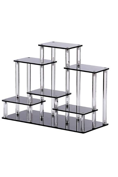 Choice Black Acrylic Display Stand Transparent Handheld Blind Box, Suitable For, Doll Toys, Cosmetics, Dess
