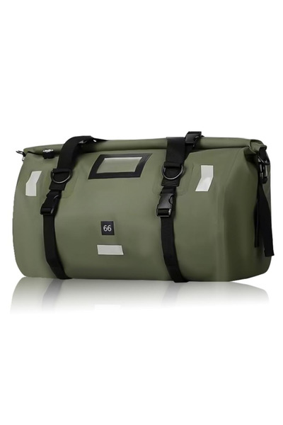 Choice حقيبة ذيل دراجة نارية مقاومة للماء 66 لتر بدون شعار حقيبة سفر خارجية ج...