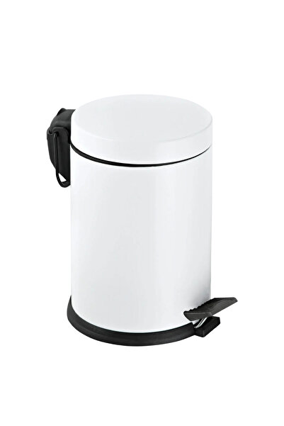 Eforeca Pedallı Çöp Kovası Beyaz 12 Lt