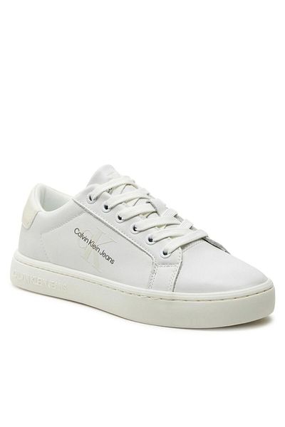 Calvin Klein White Women's Shoes - Logo Detailed