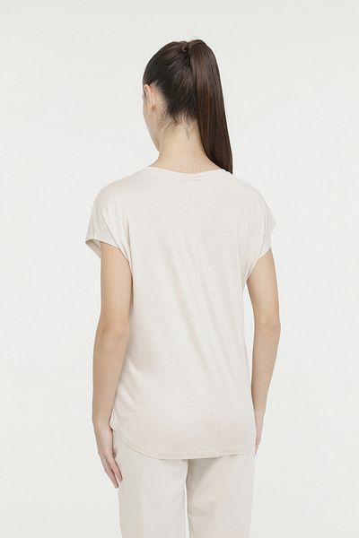 Kinetix T-shirt WL DALIA 11P7113 4FX Bej Kadın Kısa Kol