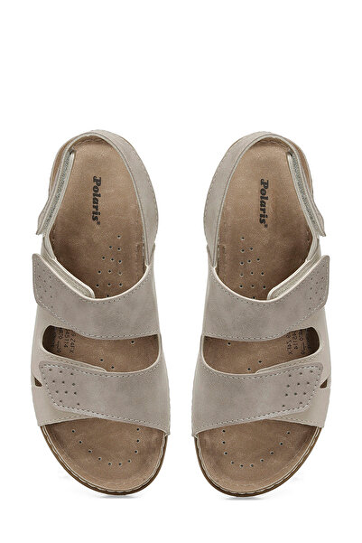 Polaris 166359.Z4FX Bej Kadın Comfort Sandalet