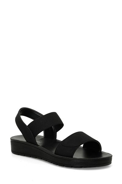 Polaris 323679Z 4FX Black Women's Flat Sandals