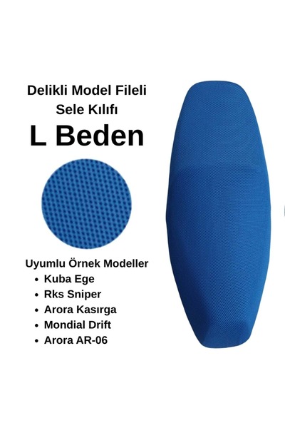 EŞREFOĞLU-EMA Husa șa motocicletă din plasă, albastră, mărimea L