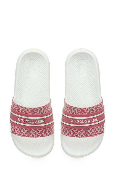 U.S. Polo Assn. LUEL 4FX White Women's Slippers