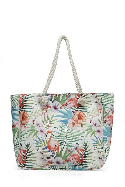 Polaris FLAMINGO PLJ 4FX Large Pink Women's Beach Bag