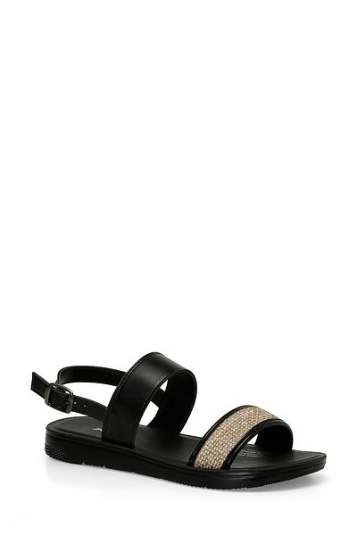 Polaris 323688 .Z 4Fx Black Women's Flat Sandals