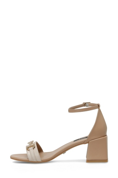 İnci İncı Gloria 4Fx Cream Women's Heeled Sandals