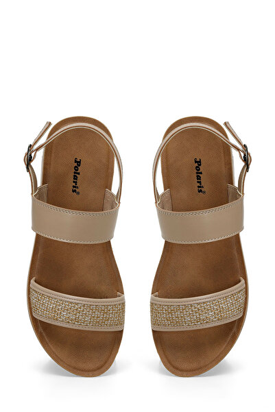 Polaris 323688.z 4fx Bej Kadın Düz Sandalet