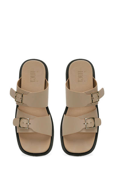 İnci Inci Devina 4Fx Cream Women's Slippers