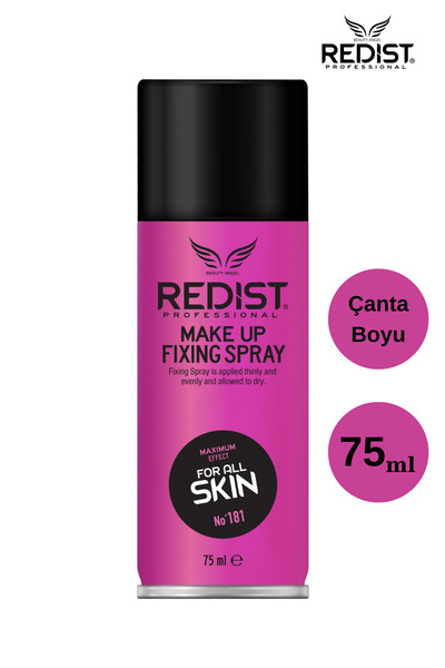 Redist REDİST Profesyonel Makyaj Sabitleyici Sprey 75 ml - Tüm Ciltler İçin