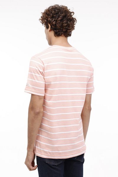 lumberjack Ml Hector 11urb1053 4fx - Ανδρικό κοντομάνικο μπλουζάκι από σολομό