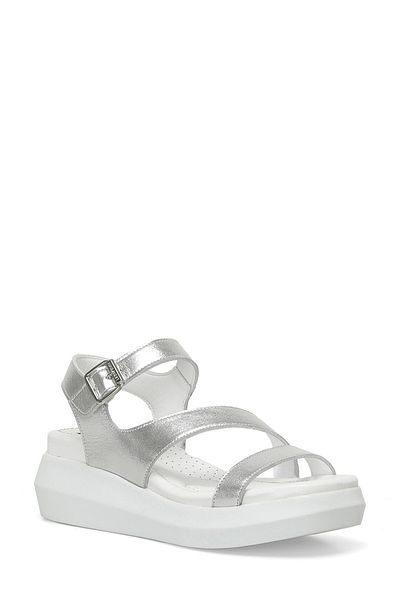 Nine West Monra 4Fx Silver Women's Comfort Sandals