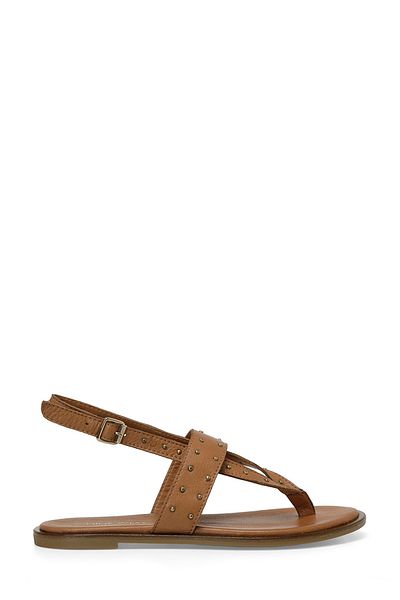 Nine West CAPREM 4FX - Tan Women's Flat Sandals