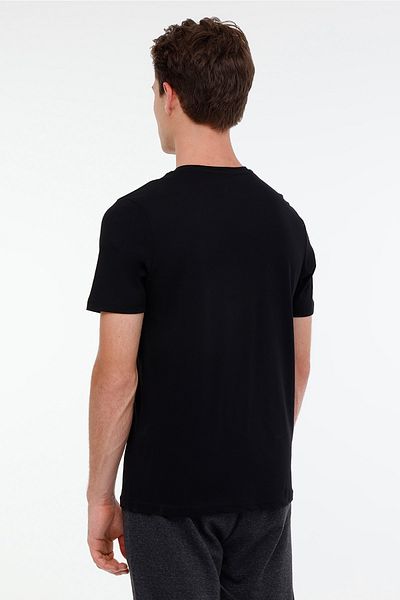 Kinetix Tricou cu mânecă scurtă pentru bărbați MB SN221 - 4PR negru