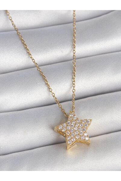 Clariss Yıldız Model Zirkon Taşlı Kadın Kolye