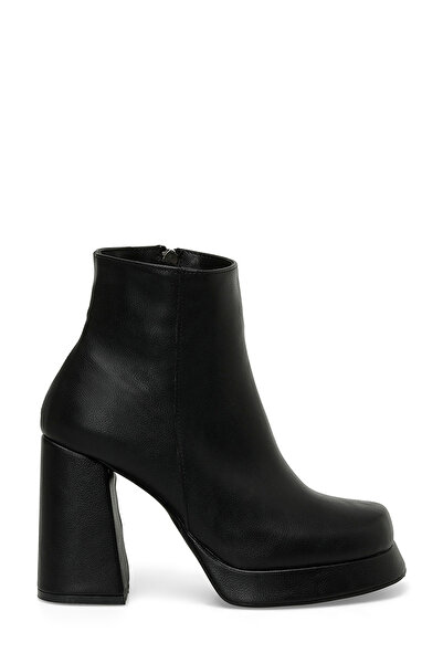 Butigo Černé dámské kozačky na podpatku Tasha 3pr