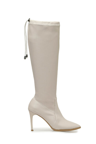 Butigo ENJOY 3PR Бежеві жіночі чобітки на підборах