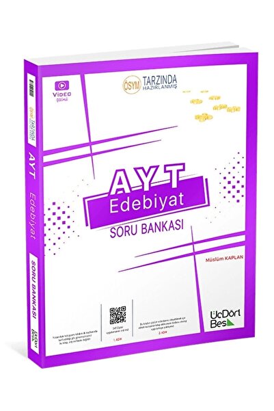 Üç Dört Beş Yayıncılık Ayt Edebiyat Soru Bankası 2023 Model