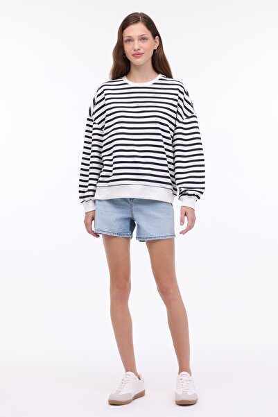 Kinetix WB GOSIA 16MS2062 4PR Ekru Kadın Sweatshirt