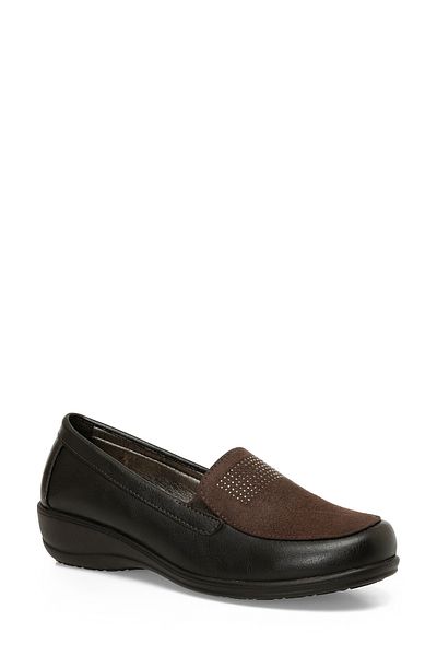 Polaris 166502 .Z4Pr Brown Women's Wedge Shoes